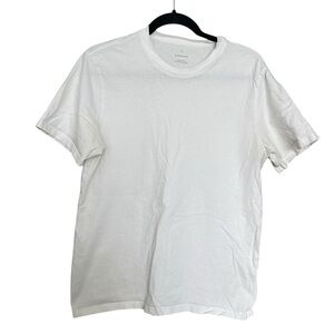 Everlane Men's White Short Sleeve Crewneck Tee